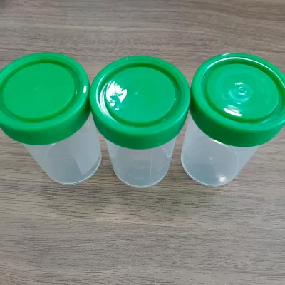 High Quality 60ml Green Caps Urine Containers Cheap Price Urine test Cups for Labs