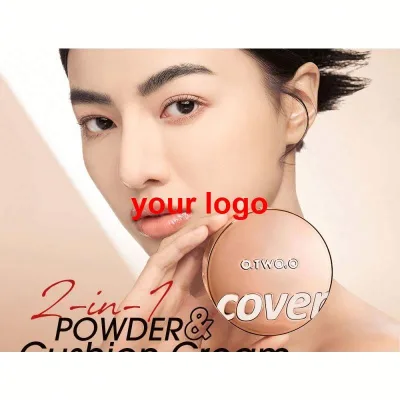 concealer long lasting OTWOO 2-in-1 BB Cushion Setting Powder Full Coverage Foundation for Face Makeup Distributor for