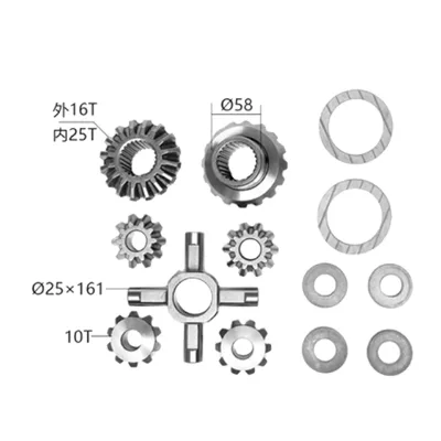 Truck Spare Parts Differential Planetary Gear Set 1-41561-017-9 1-41551-002-0 1-41521-009-0 for ISUZU FW BR NPR120 6BG1 4HF1