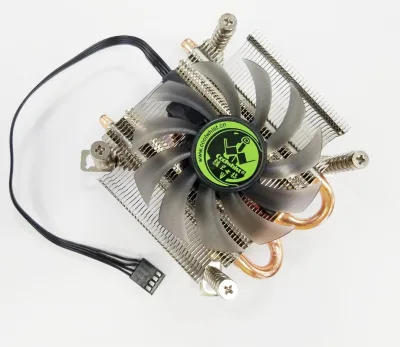 Ultra Thin 1U CPU Cooler with 2 Heatpipe for Intel LGA 775 115X Mini-ITX