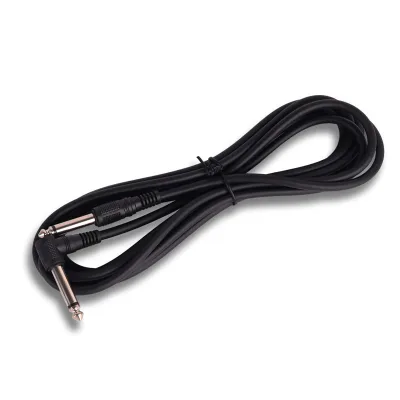 6.35mm Mono Male to Male Electric Guitar Audio Cable Metal Plug Bass Noise Reduction Line Speaker Amp Studio Cable