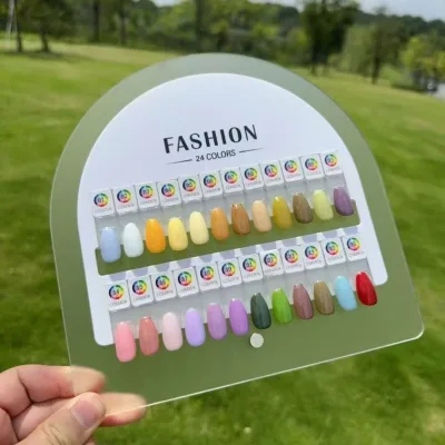 Cross-border Nail Art Magnetic Color Card Removable Color test Band Nail Tip butterfly Arc Acrylic Display