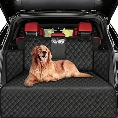 Waterproof Nonslip Cargo Liner for Dogs Cargo Trunk Cover Liner Quilted Car Boot Liner Universal Car Mats Interior Accessories