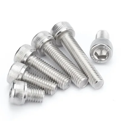 Factory Direct Sales High-strength M5 Titanium Tex Black Screws Hexagon Socket Half-threaded Bolts Screws