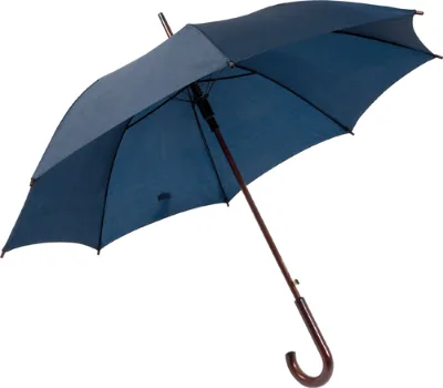 Custom 23" Plastic Handle Polyester Adults Market Rain Promotional Straight Umbrella