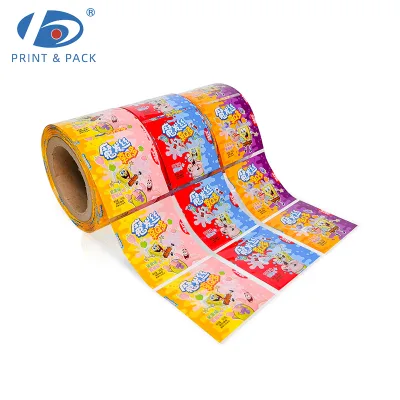 Custom Printed Bottle Cute Pattern PET PVC Shrink Label for Drinks Juice Heat Seal Packaging Film Roll