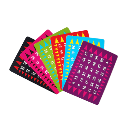 Kids' Mental Prediction Magic Trick Playing Cards Close-up Magic Telepathy Paper Number Card for Mind Reading Magicians