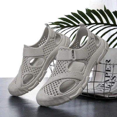 7819 Cave shoes, anti slip and odor proof, outdoor driving slippers, beach sandals for wearing outside