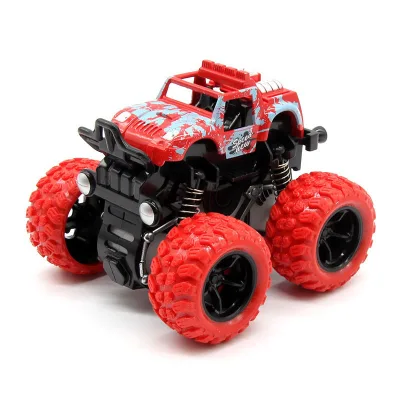 Four Models Small Off Road Friction Toy Vehicles with 4 Colors