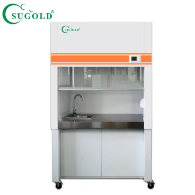 New Laboratory Chemical Fume Hood FX-FH1200 Ventilated Integrated Utilities HEPA Filter Stainless Steel School Lab Industrial