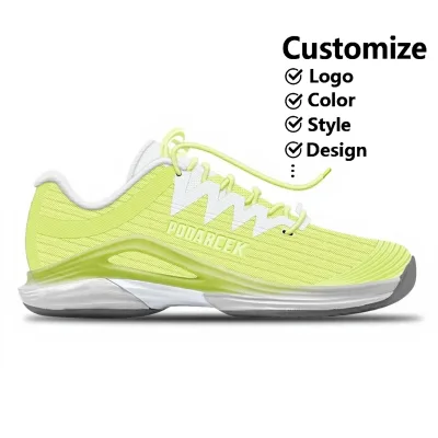 Supplier Customize Cheap Durable Cushioning Lightweight Stability All Season Pickleball Shoes for Men