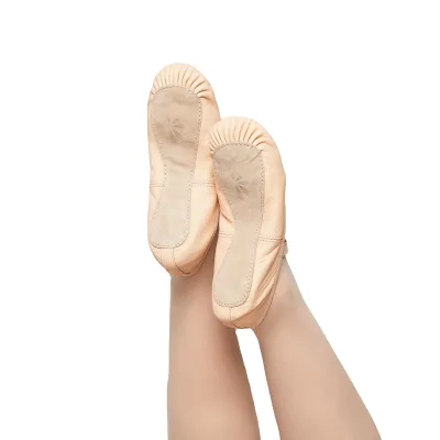 Wholesale OEM Elastic Adults Kids Genuine Leather Full Sole Dance Ballet Shoes Dance for Girl and Women Zapatillas De Ballet
