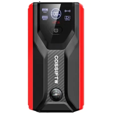 Hot Car Battery Boost Start Device Portable 12V Multi-Function Mobile Power Car Jump Starter LED LCD Display