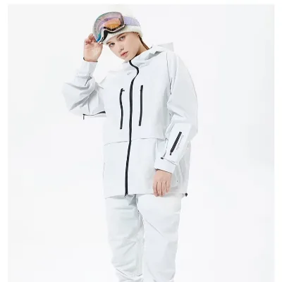 High Quality Winter Set for Adults Windproof Waterproof Breathable Zipper Design Plus Size for Ski Snowboard Sports Warm Cozy