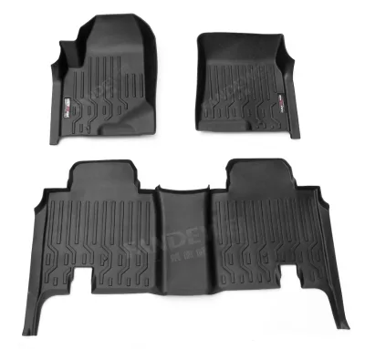 Wholesale Price Car Mats for SSANGYONG Rexton for Toyota LC300 FORTUNER HILUX Custom Fit Waterproof Anti slip TPV Rubber Carpets