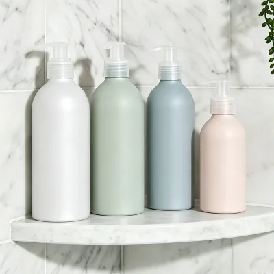 Multi Color Aluminum Cosmetic Lotion Bottle 300ml 500ml Recyclable Packaging for Personal Care Products