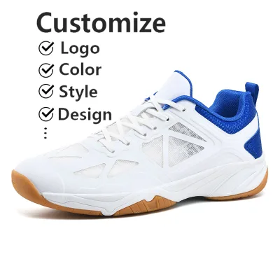 Manufacturer Custom OEM Fashion Breathable Lightweight Wear Resistant Summer Spring Men's Sports Badminton Shoes