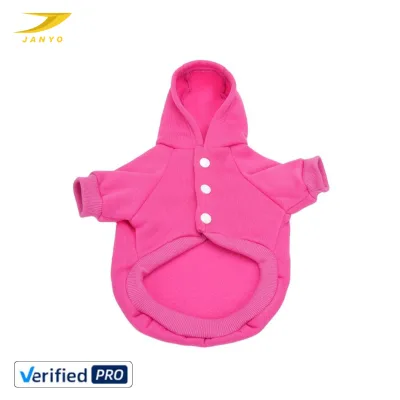 Adorable Pink Dog Hoodie Comfortable Soft Cotton Pet Dogs Sweatshirt Stylish Comfortable Daily Pet Outfit