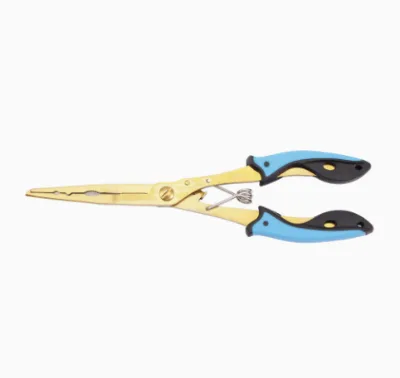 Long Nose Multifunctional Fishing Pliers Stainless Steel Lure Pliers With Line Cutter Split Ring Opener Outdoor Angling Tackle