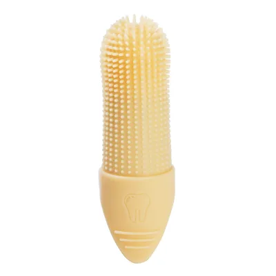 Eco-Friendly Food Grade Silicone Dog & Cat Finger Toothbrush-360 Teeth Cleaning Treatment