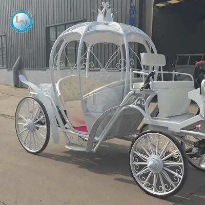 Electric Pumpkin Carriage Pumpkin Carriage With Canopy Beautiful European Style Cinderella Wedding Wagon