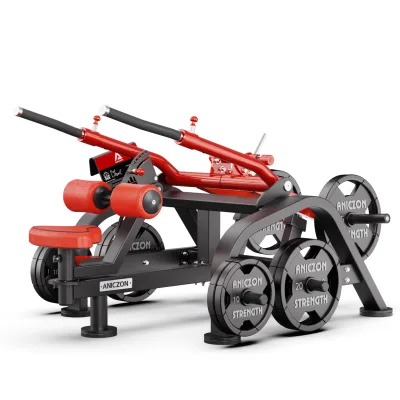 Two-Position Split Pushdown Machine with Adjustable Height for Tricep Isolation