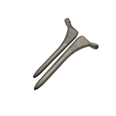 Orthopedic Implant Hip Prosthesis Revision Stem Ti6Ai4V Material Forging Services with 134-178 Stem Length for Joint