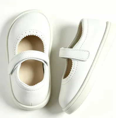 Wholesale Genuine Leather Mary Jane Shoes Barefoot Rubber Flexible Durable Outsoles