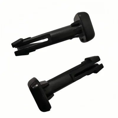 Car Seat Adjustable Backseat Headrest Guide with Button Plastic Headrest Guide for Truck Seat with Dia. 128mm