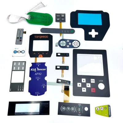 OEM.High Quality Silicone Rubber/Plastic PVC Film Switch Buttons Custom Membrane Switch Keypad Electronic Control Panel Products