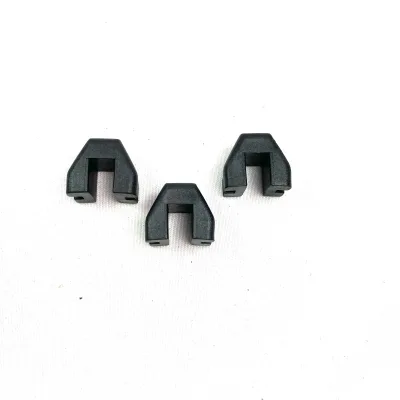 KAO Titanium-Steel-Plastic PC Drive Facial Ramp Slides Side Stand Type Body Systems for Motorcycles Scooters BLACK One Set Three