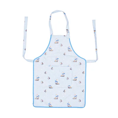 Durable Child's Kitchen Chef Painting Baking Apron Easy Clean Waterproof PU for Kids Art Paint Baby Bibs