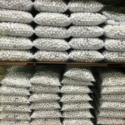 Wholesale 3mm-40mm Loose Beads ABS Pearl Beads Bulk for Jewelry Making