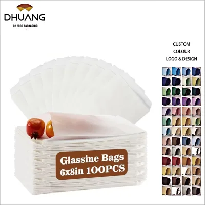 Biscuit and Candy Food Packaging Toasted Bread Lightweight Snack Bags Oil-proof Paper Bags