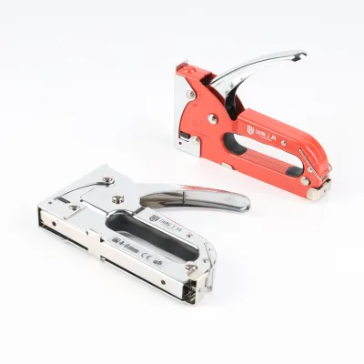 Factory Wholesale Woodwork Tools 4-8 mm Medium Duty Manual No Voltage Staple Gun OEM/ODM Customized Made in China