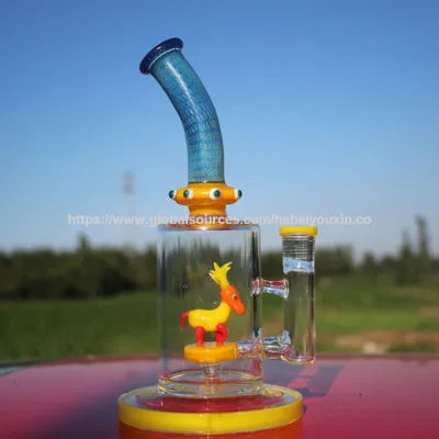YX wholesale new style glass dab rig glass water pipes