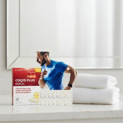 OEM High Potency CoQ10 Plus Patches  Transdermal Absorption Patches for Heart Health & Energy Boost 30-Day Supply