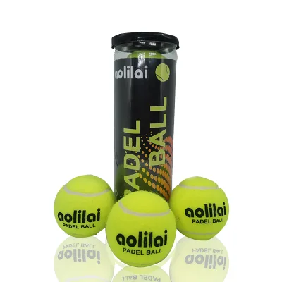 Paddle Balls Tenis Custom 45% Wool Padel Tennis Ball Tube Padel Ball Pelotas De Padel Customized Logo