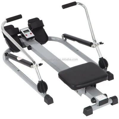 New Design Indoor Gym Foldable Rower Exercise Rowing Machine With Hydraulic Cylinder Adjusted
