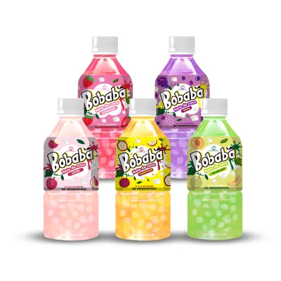 Fruit Juice Drink in Bottle With Nata De Coco