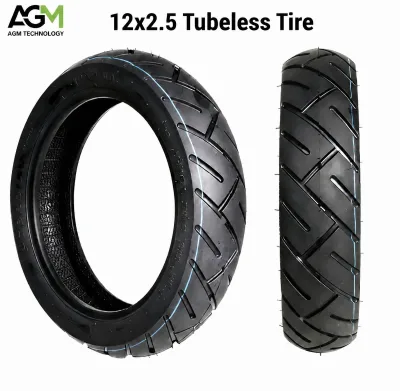 12x2.5 off Road Long Range Tubeless Tire for Xiaomi Mi6 Pro Electric Scooter 12Inch Front Rear Thicken Tire