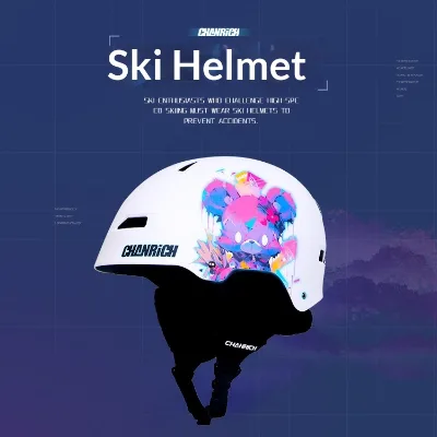Professional PC Material Outdoor Cycling Winter Warm Sports Anti-crash Anti-fall Unisex Ski Helmet