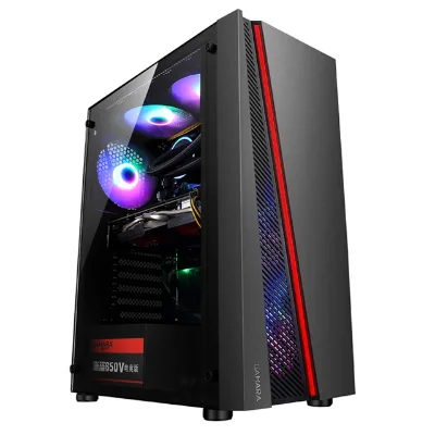 High Quality Desktop Computer E3 1246 V3 16GB RAM 256G SSD RX580 8GB  Win-10 PC  Computer Gaming Pc Factory Customization