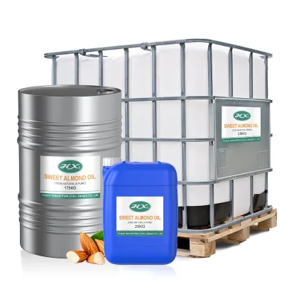 Manufacture Wholesale Organic Sweet Almond Oil Cold Press Almond Carrier Oil for Skin