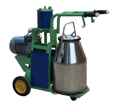 Electric Milker Stainless Steel Bucket Double Handle Milk Machine for Cows