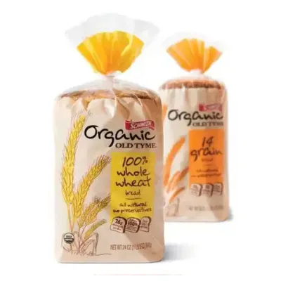 Custom Design Bread Bag Reusable Promotional Bread Bag Tags Baguette Plastic Bread Bag