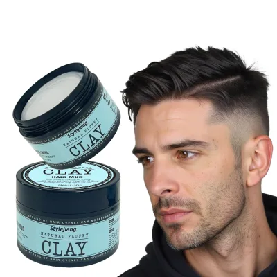 Matt Clay High Hold Heat Protection Shine Free Hair Clay Styling Paste Matte Cream Hair Clay Wax OEM