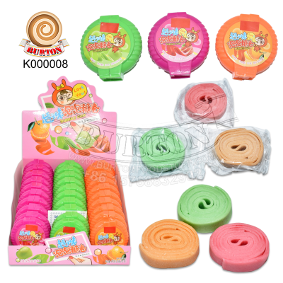 High Quality Funny Sweet Multi Fruit Flavor Bubble Chewing Gum Roll Bubble Gum