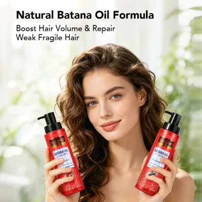 Wholesale Fluffy Moisturizing Silky Oil Control Hair Cleanser Nourishing Smooth Pure Batana Oil Hair Cleaning Shampoo