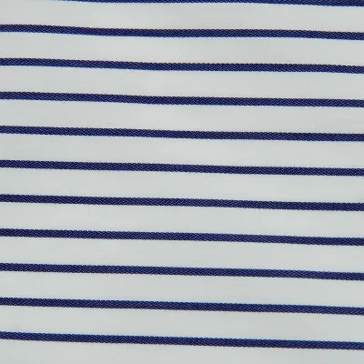 Premium Woven for Blend Yarn-Dyed Stripe Plain Stretch Fabric 55% for 43% Poly 2% Spandex 125GSM Soft Finish